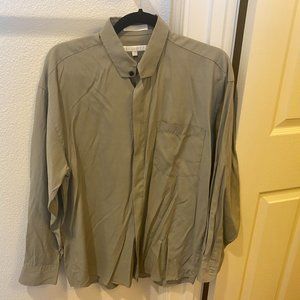 ELLIOTT Olive Buttoned Down Shirt